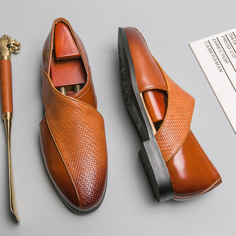 Vintage δερμάτινα παπούτσια Loafers