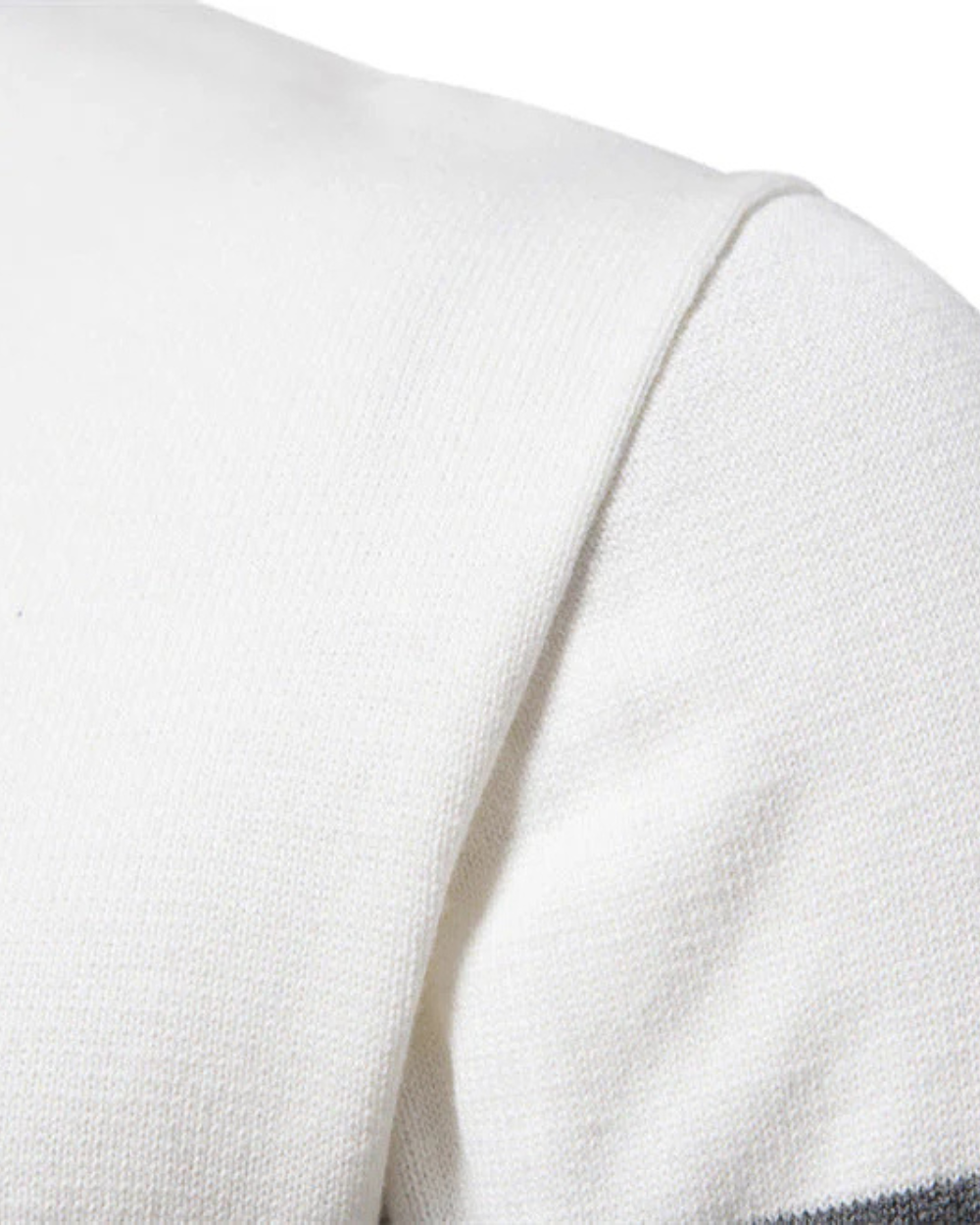 Frederico Βαμβακερό πουλόβερ με φερμουάρ και μοτίβο