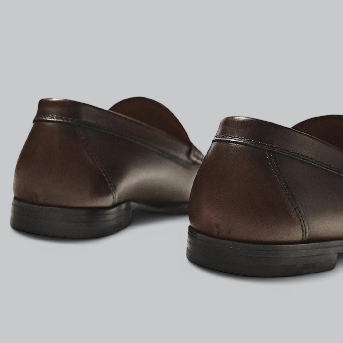 Κομψά δερμάτινα penny loafers