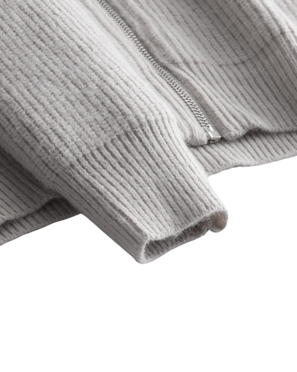 Four Seasons Merino Wool ζακέτα με φερμουάρ