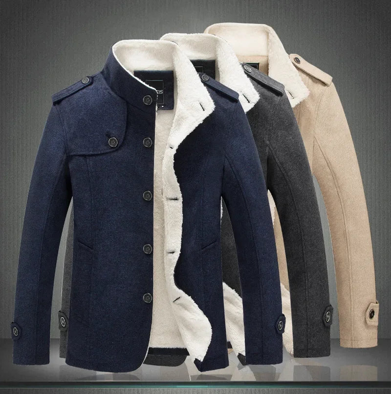 Κομψό παλτό από fleece