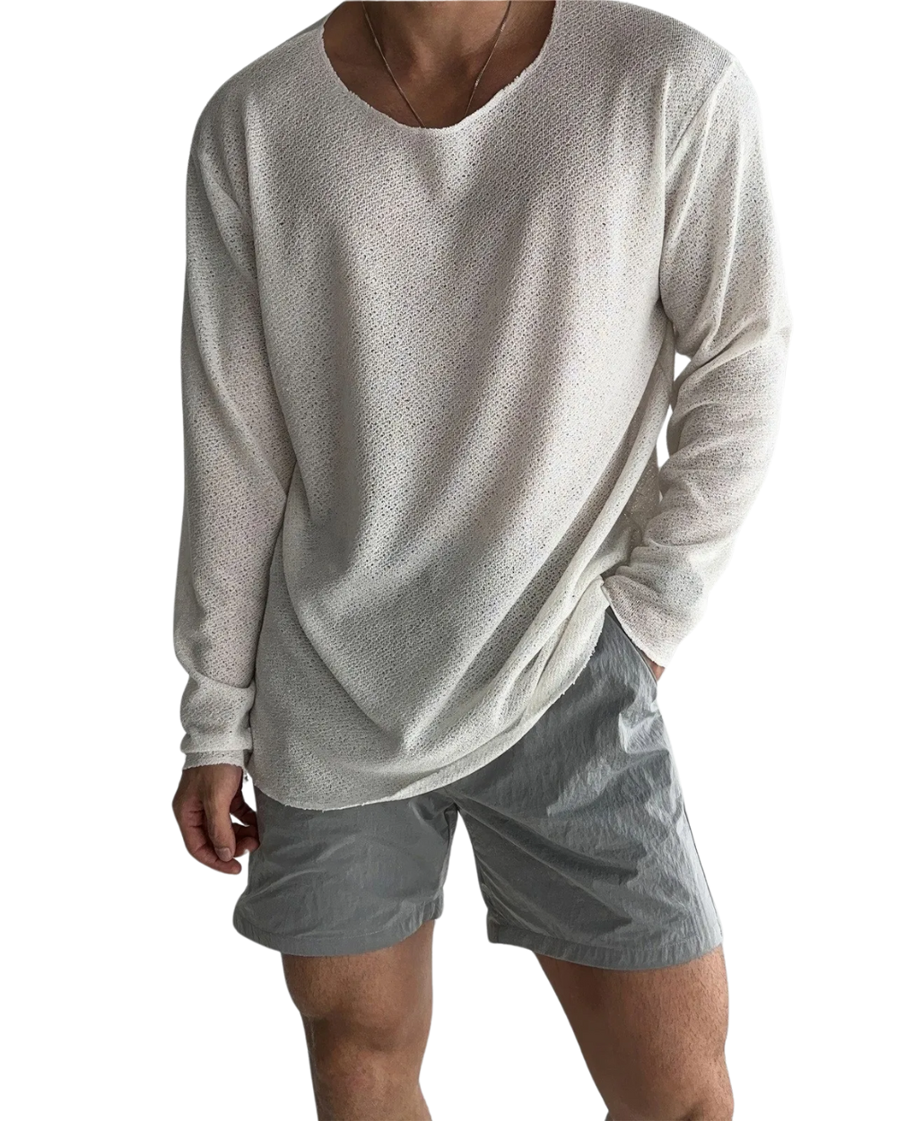 Casual πλεκτό T-Shirt
