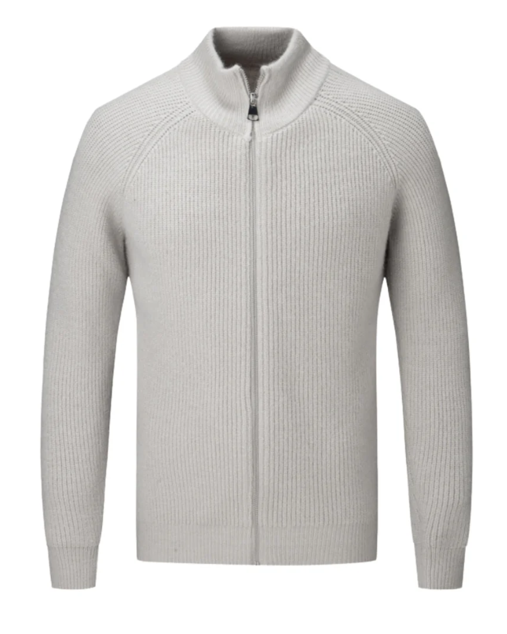Four Seasons Merino Wool ζακέτα με φερμουάρ