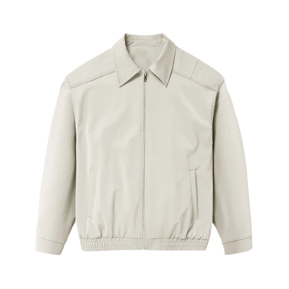 Κομψό μπουφάν με φερμουάρ