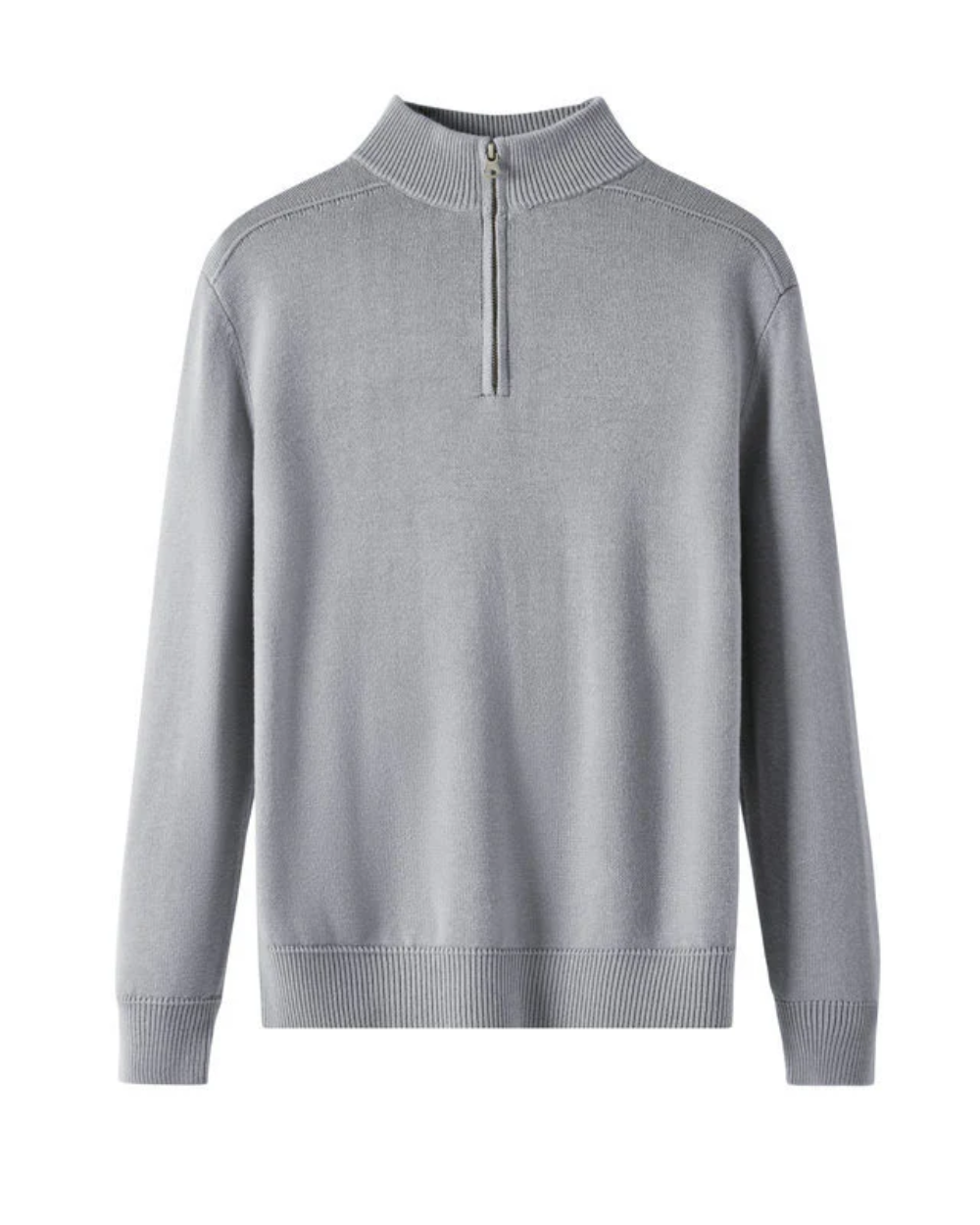 Πουλόβερ με φερμουάρ από μαλλί Merino Capri