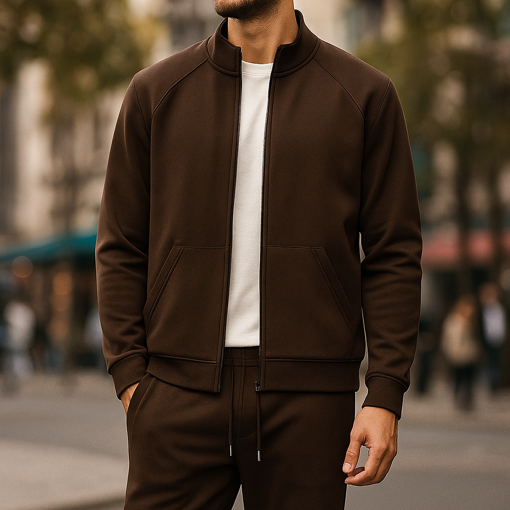 Κομψό, ραμμένο στο χέρι αθλητικό σύνολο