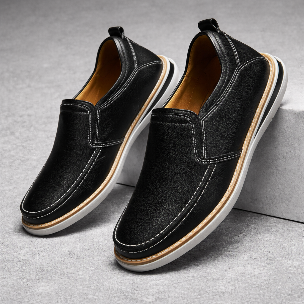 Κομψά δερμάτινα παπούτσια