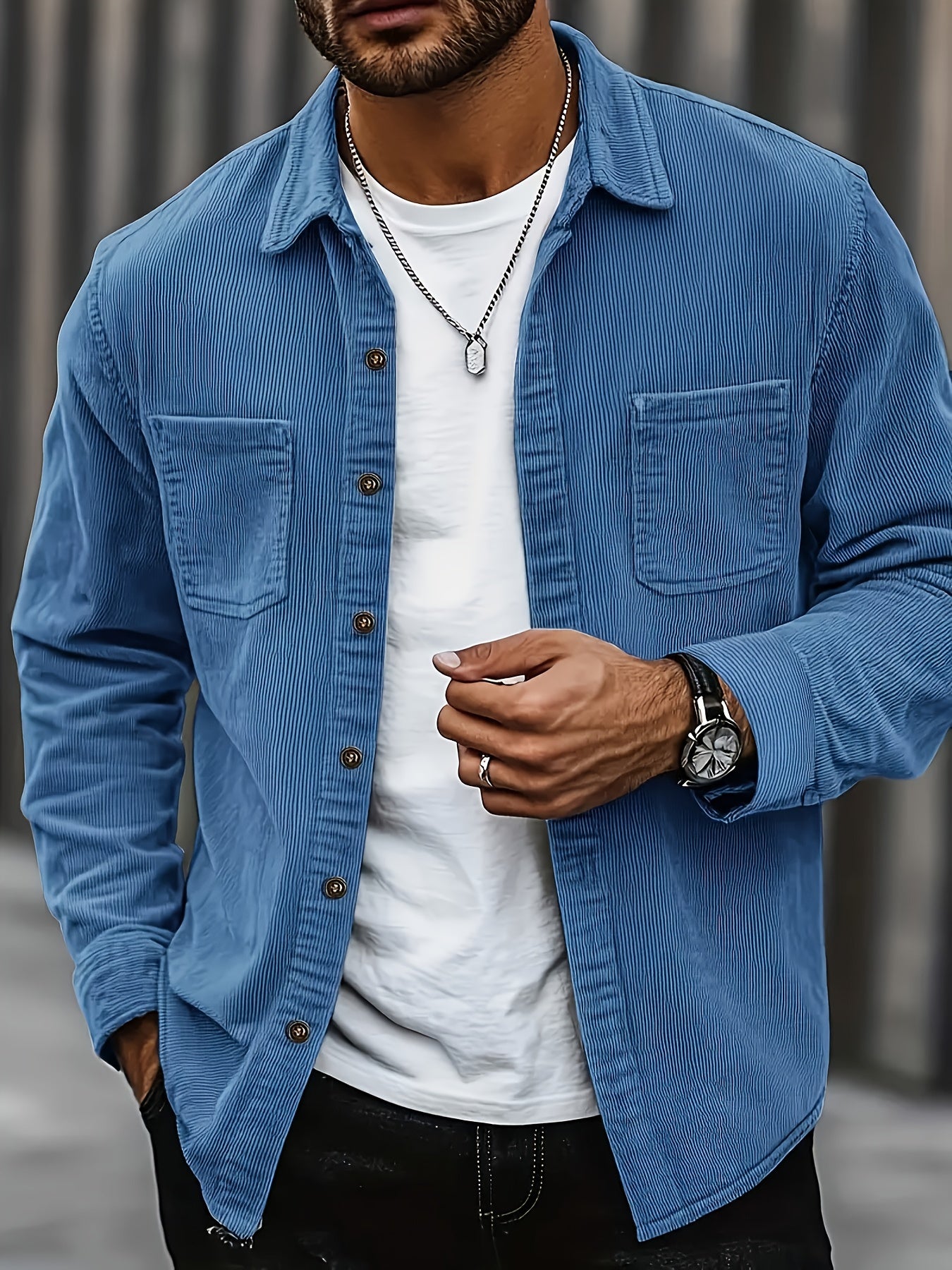 Casual Corduroy ζακέτα