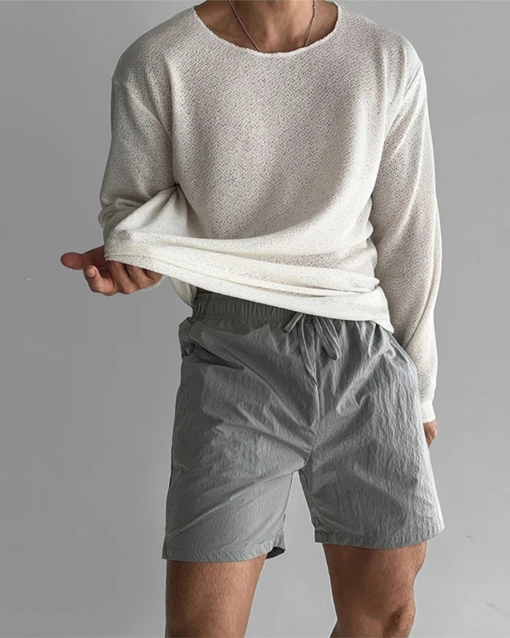 Casual πλεκτό T-Shirt