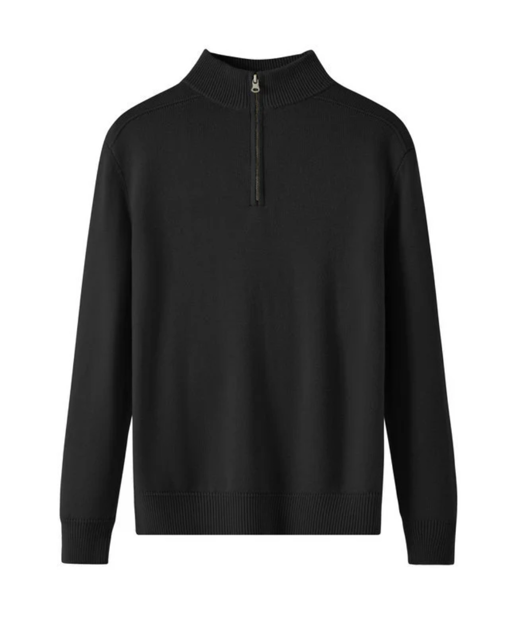 Πουλόβερ με φερμουάρ από μαλλί Merino Capri