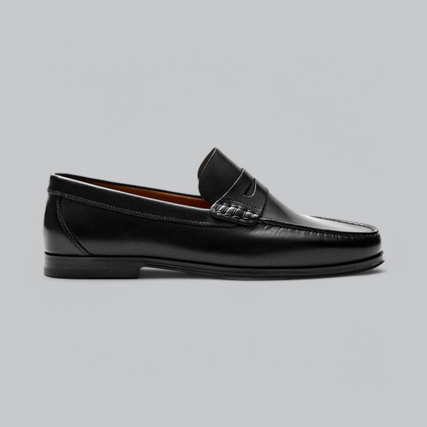 Κομψά δερμάτινα penny loafers