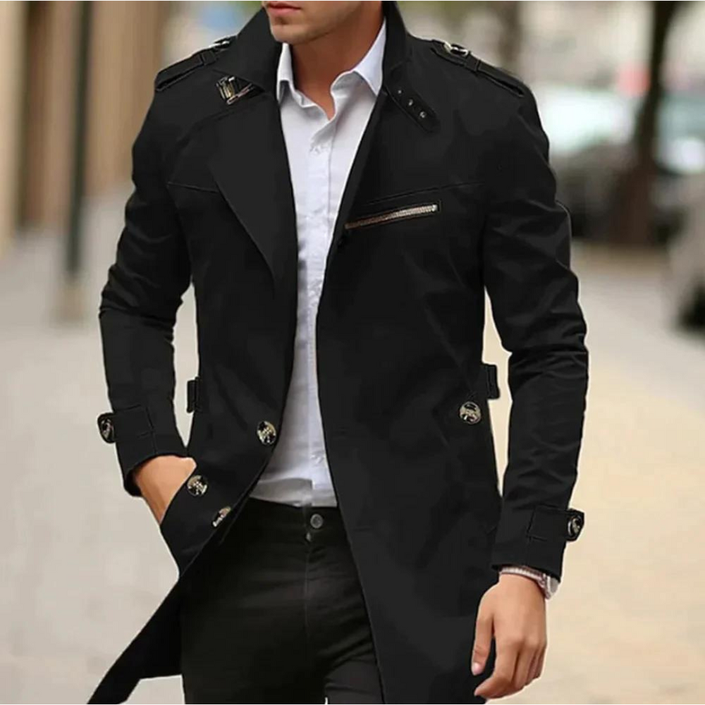 Κομψό ανδρικό Trenchcoat