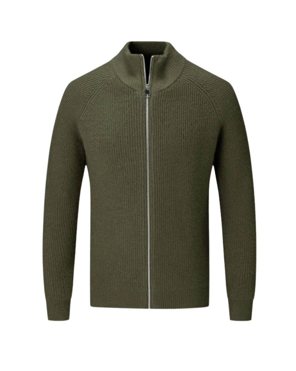 Four Seasons Merino Wool ζακέτα με φερμουάρ