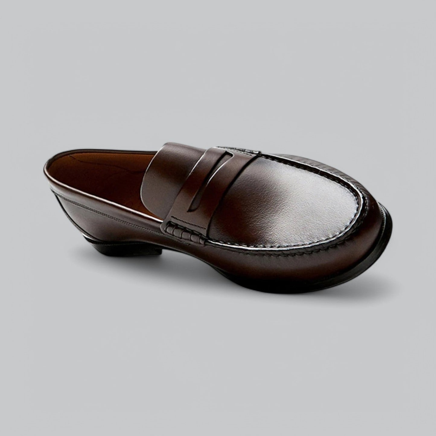 Κομψά δερμάτινα penny loafers