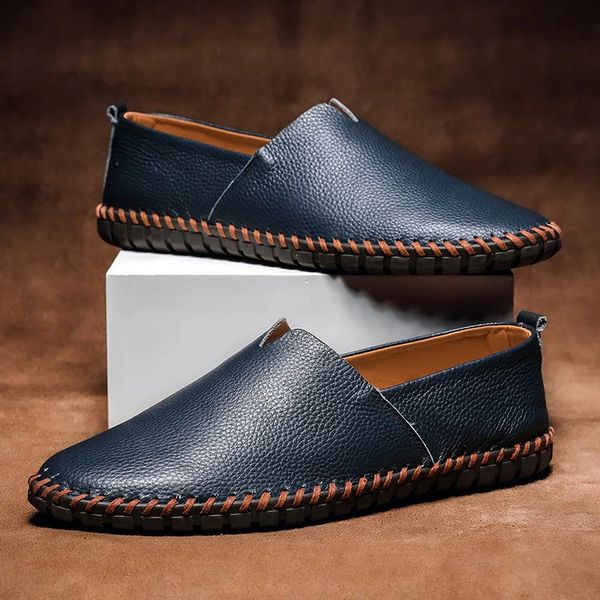 Χειροποίητα δερμάτινα παπούτσια Loafers