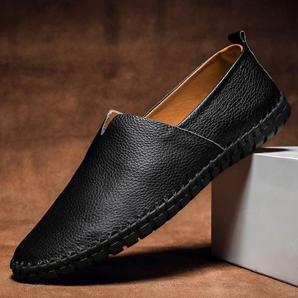 Χειροποίητα δερμάτινα παπούτσια Loafers