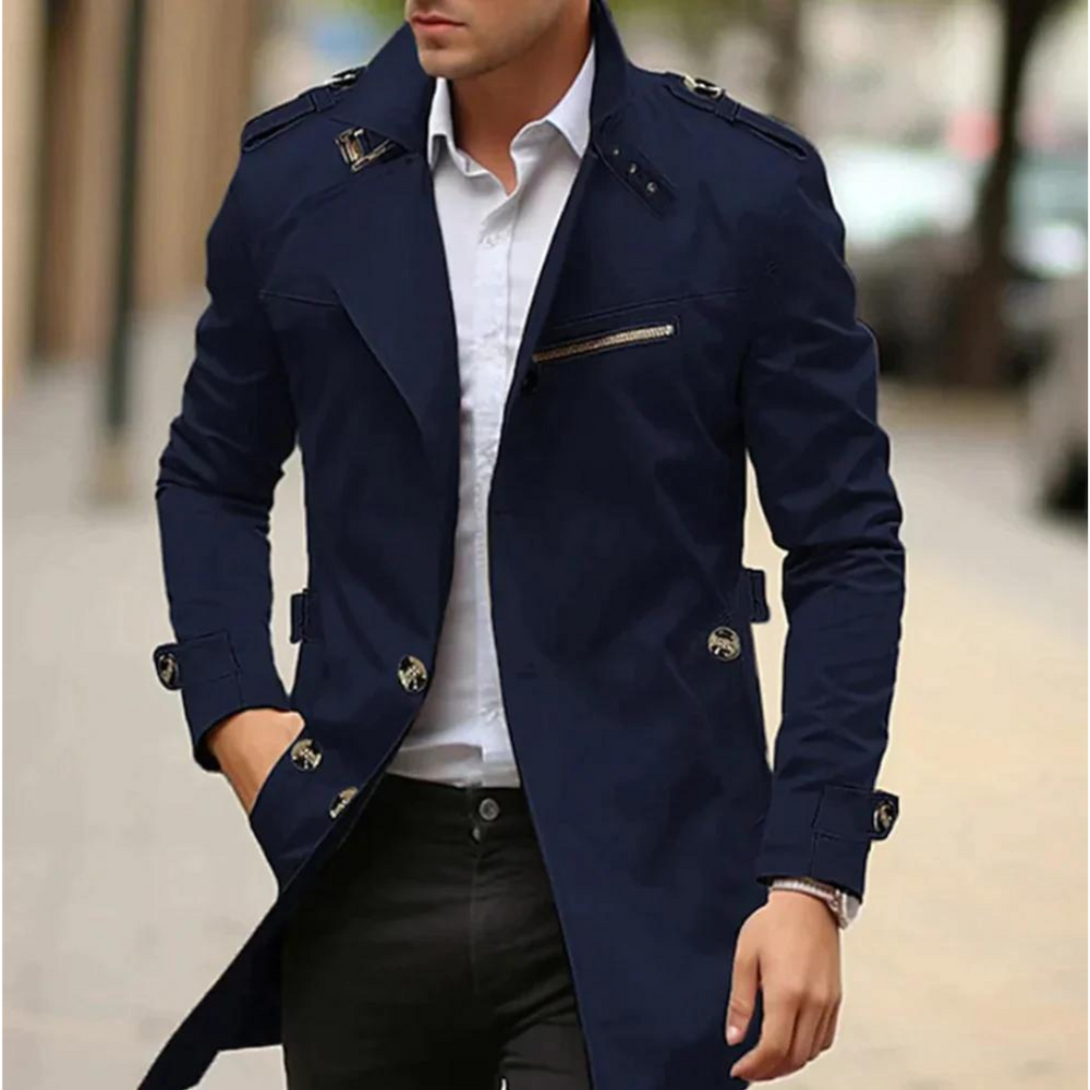 Κομψό ανδρικό Trenchcoat