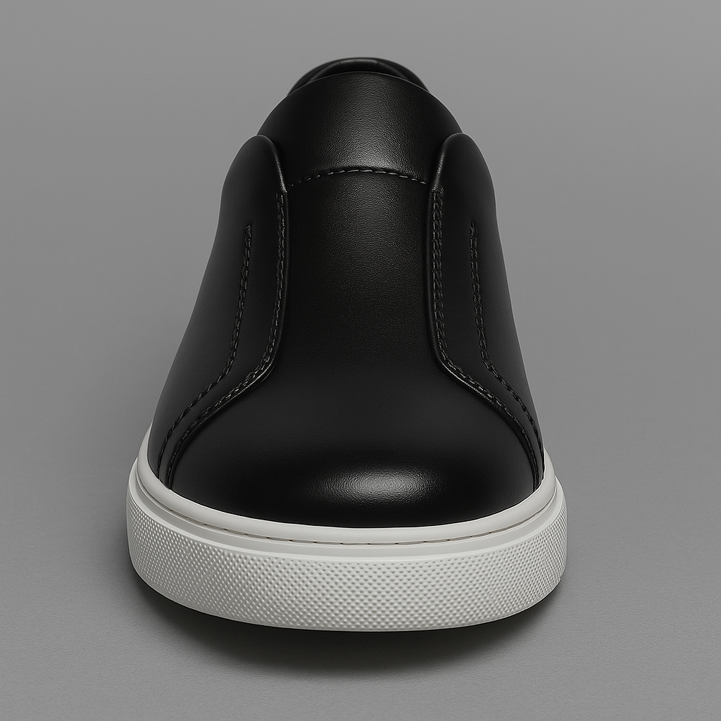 Κομψά δερμάτινα παπούτσια Slip-On