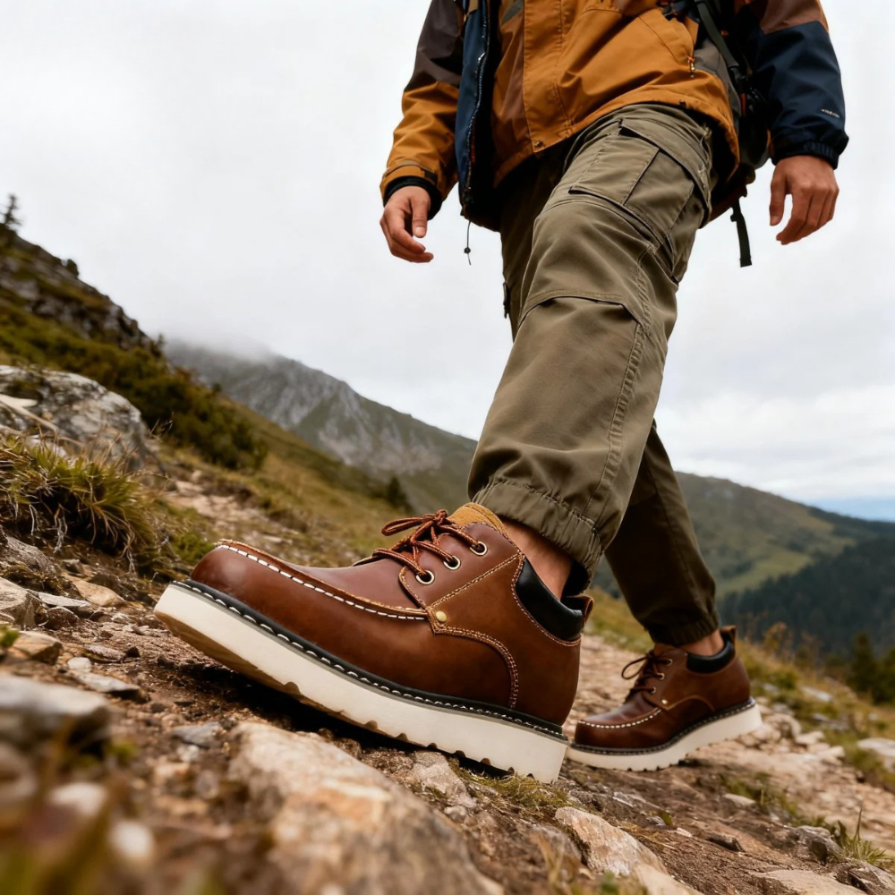 Ρετρό casual δερμάτινα παπούτσια