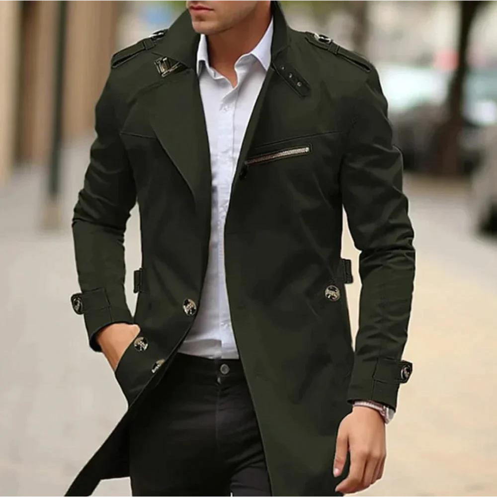 Κομψό ανδρικό Trenchcoat