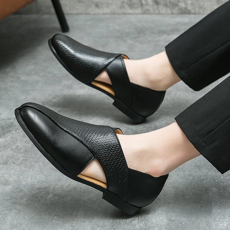 Vintage δερμάτινα παπούτσια Loafers