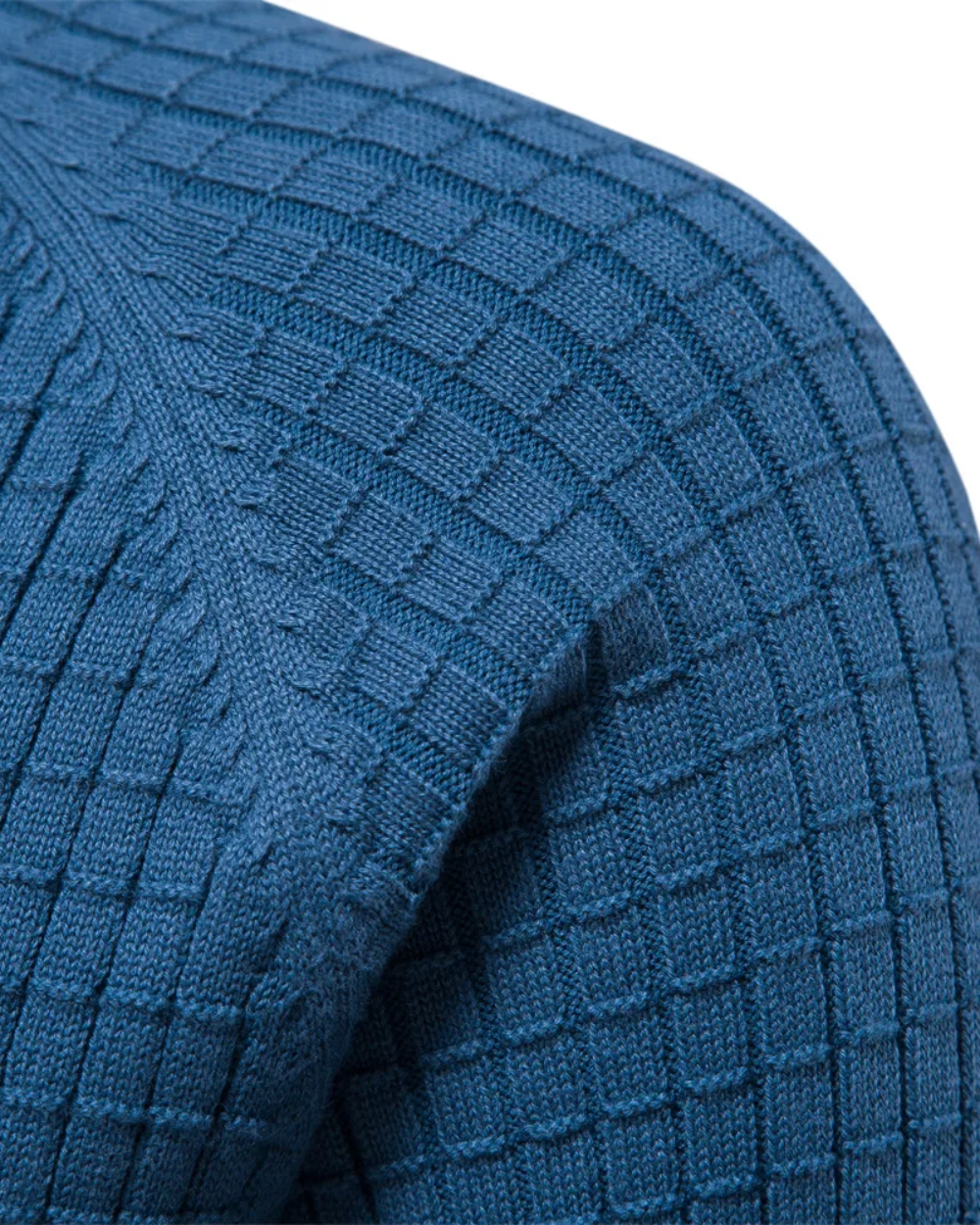 Ανδρικό πουλόβερ με μοτίβο πλέγματος