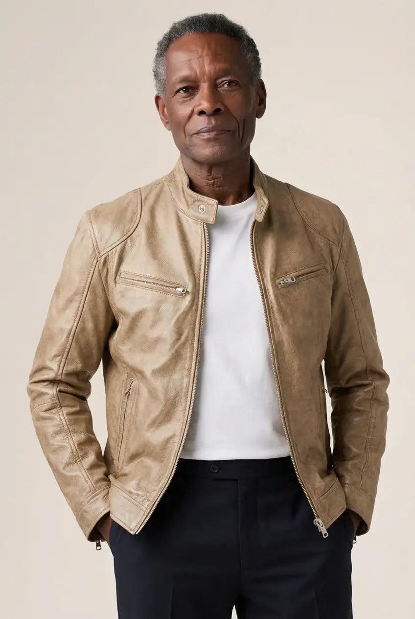 Givalli - Δερμάτινο μπουφάν