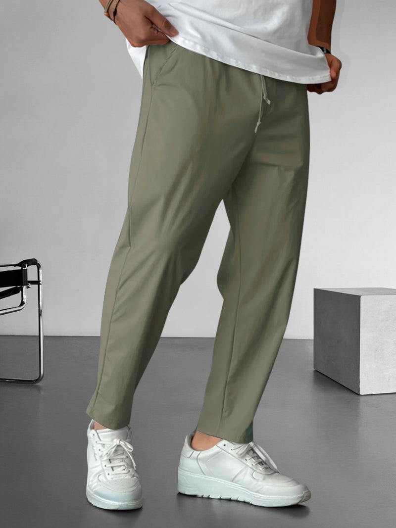 Κομψό Tapered παντελόνι Drawstring