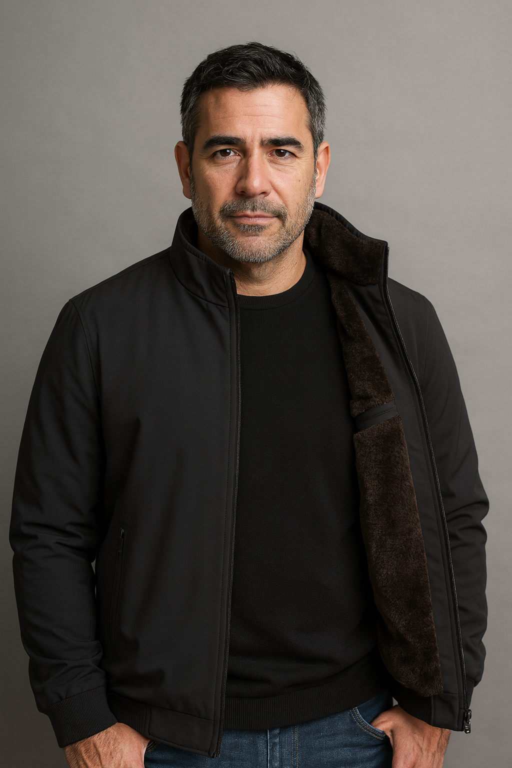 Μπουφάν με φλις επένδυση