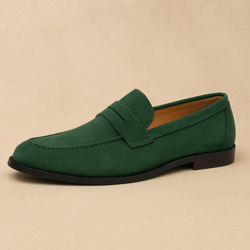 Old Money Σουέτ Penny Loafers