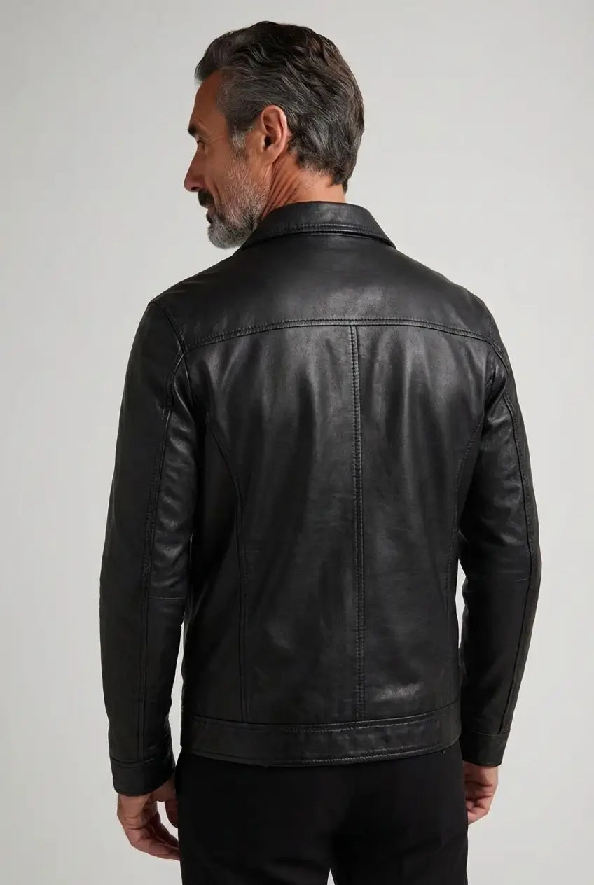 Givalli - Κομψό δερμάτινο μπουφάν