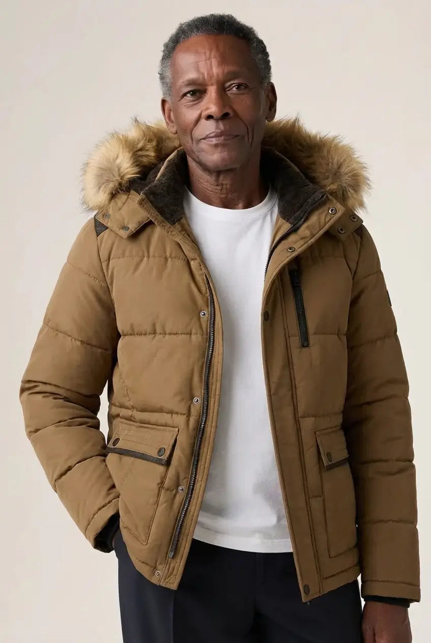 Givalli - Κομψό μπουφάν χειμώνα με επένδυση από φλις