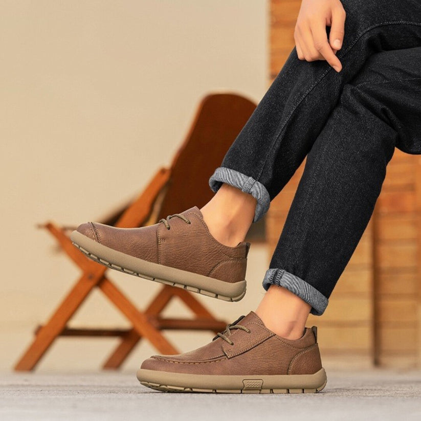 Κομψά δερμάτινα παπούτσια