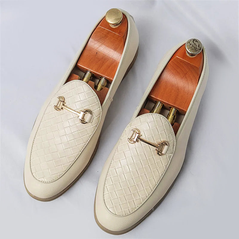 Κομψά δερμάτινα ανδρικά loafers