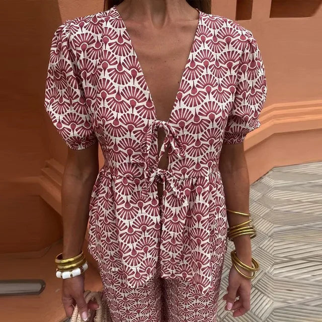 Genevieve - Casual, κομψό σετ
