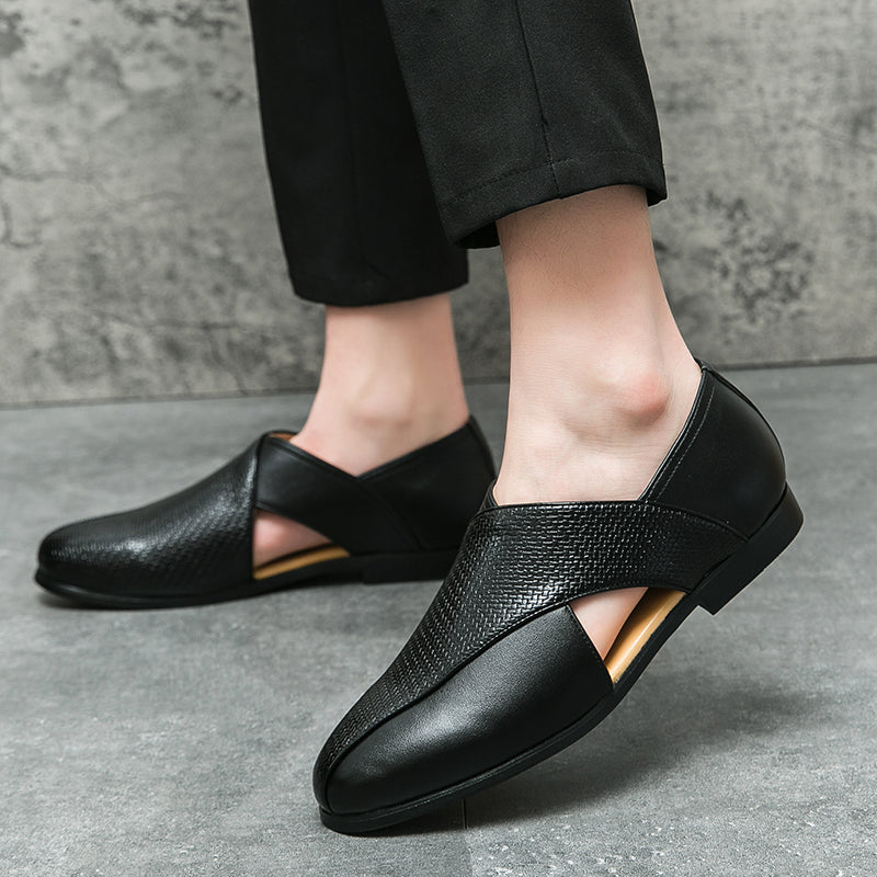 Vintage δερμάτινα παπούτσια Loafers
