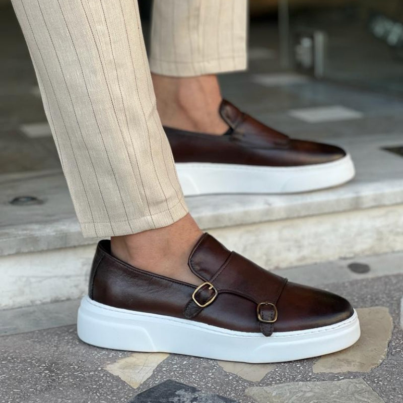 Slip-On δερμάτινα μποτάκια