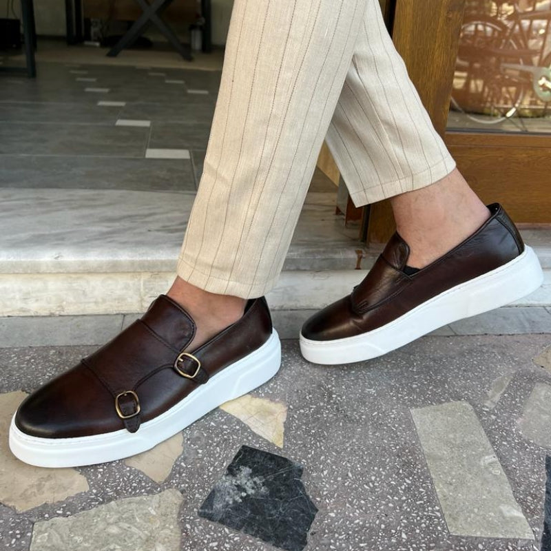 Slip-On δερμάτινα μποτάκια