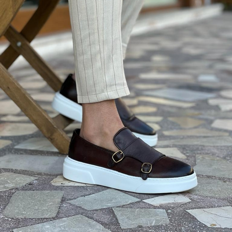 Slip-On δερμάτινα μποτάκια