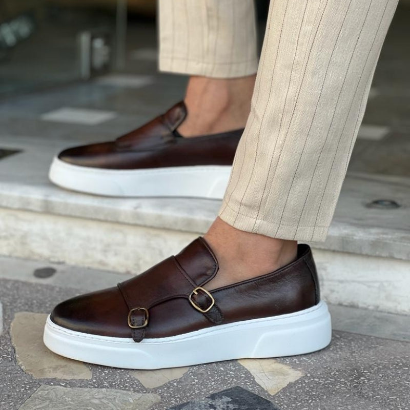 Slip-On δερμάτινα μποτάκια