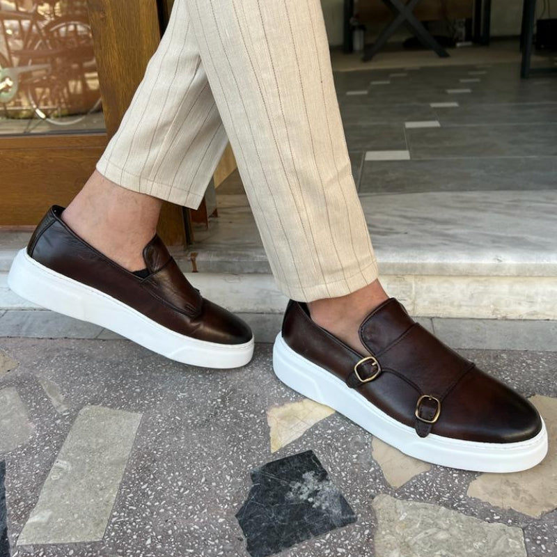 Slip-On δερμάτινα μποτάκια