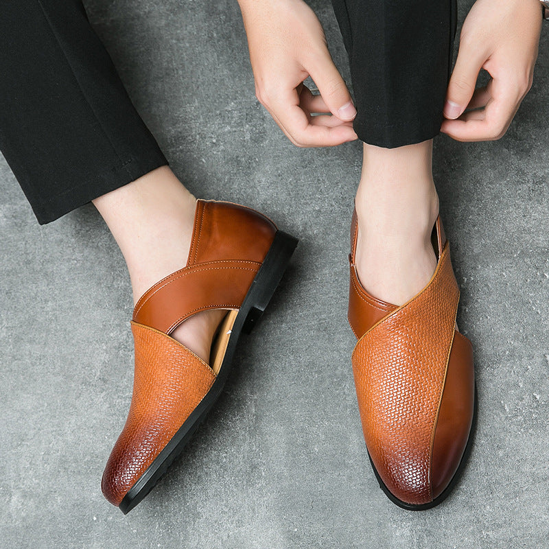 Vintage δερμάτινα παπούτσια Loafers