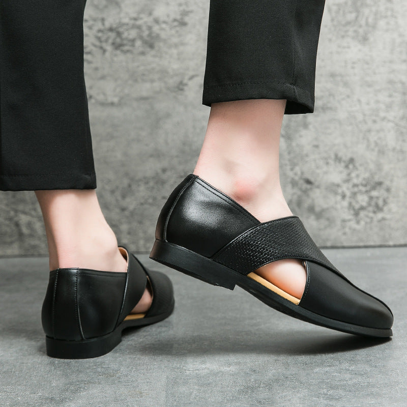 Vintage δερμάτινα παπούτσια Loafers