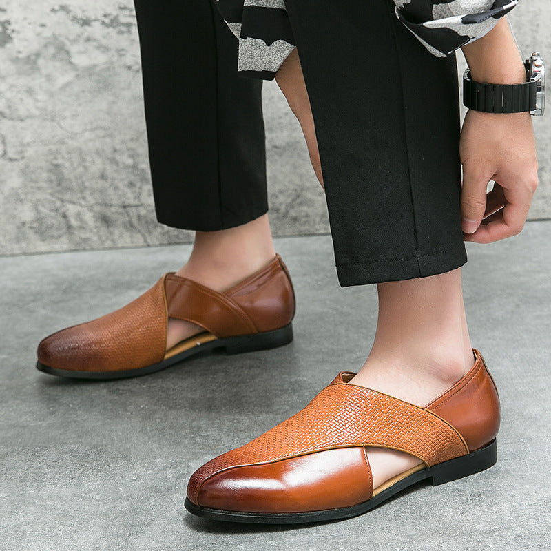 Vintage δερμάτινα παπούτσια Loafers