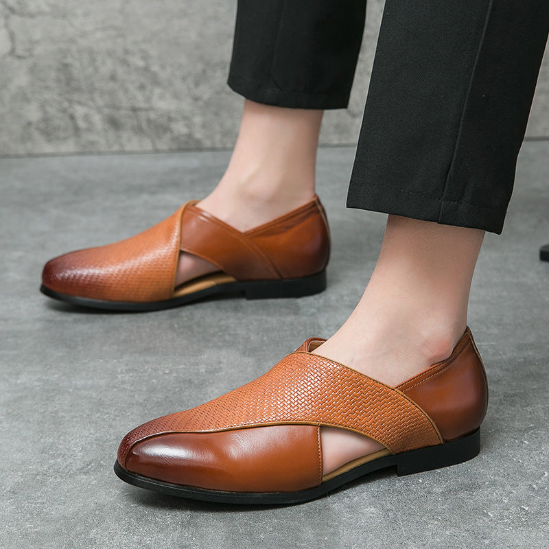 Vintage δερμάτινα παπούτσια Loafers