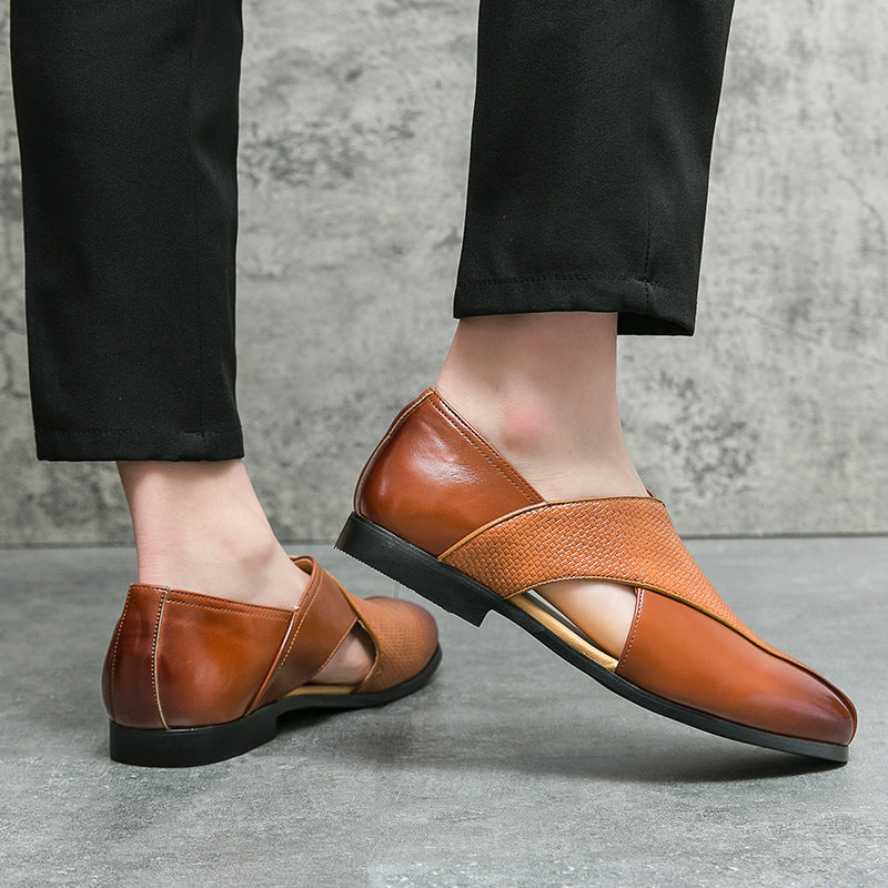 Vintage δερμάτινα παπούτσια Loafers