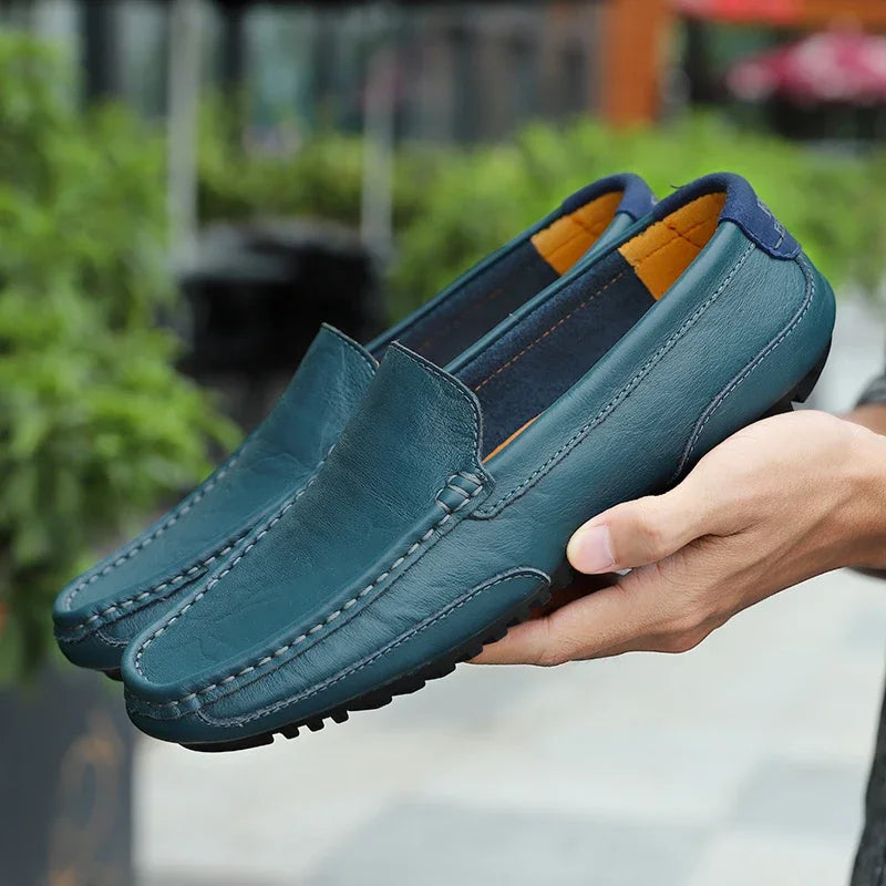 Vintage δερμάτινα παπούτσια Loafers