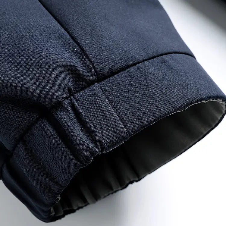 Κομψό μπουφάν με φερμουάρ