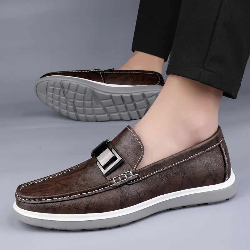Πολυτελή δερμάτινα παπούτσια Loafers