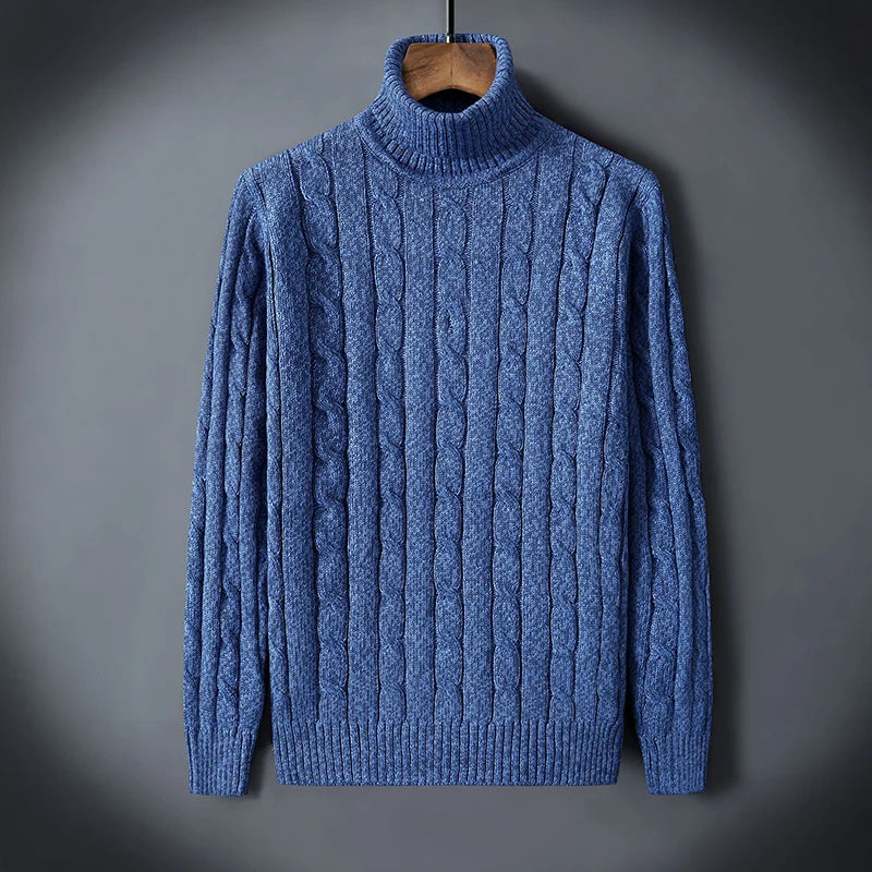 Κομψό μάλλινο ζιβάγκο πουλόβερ